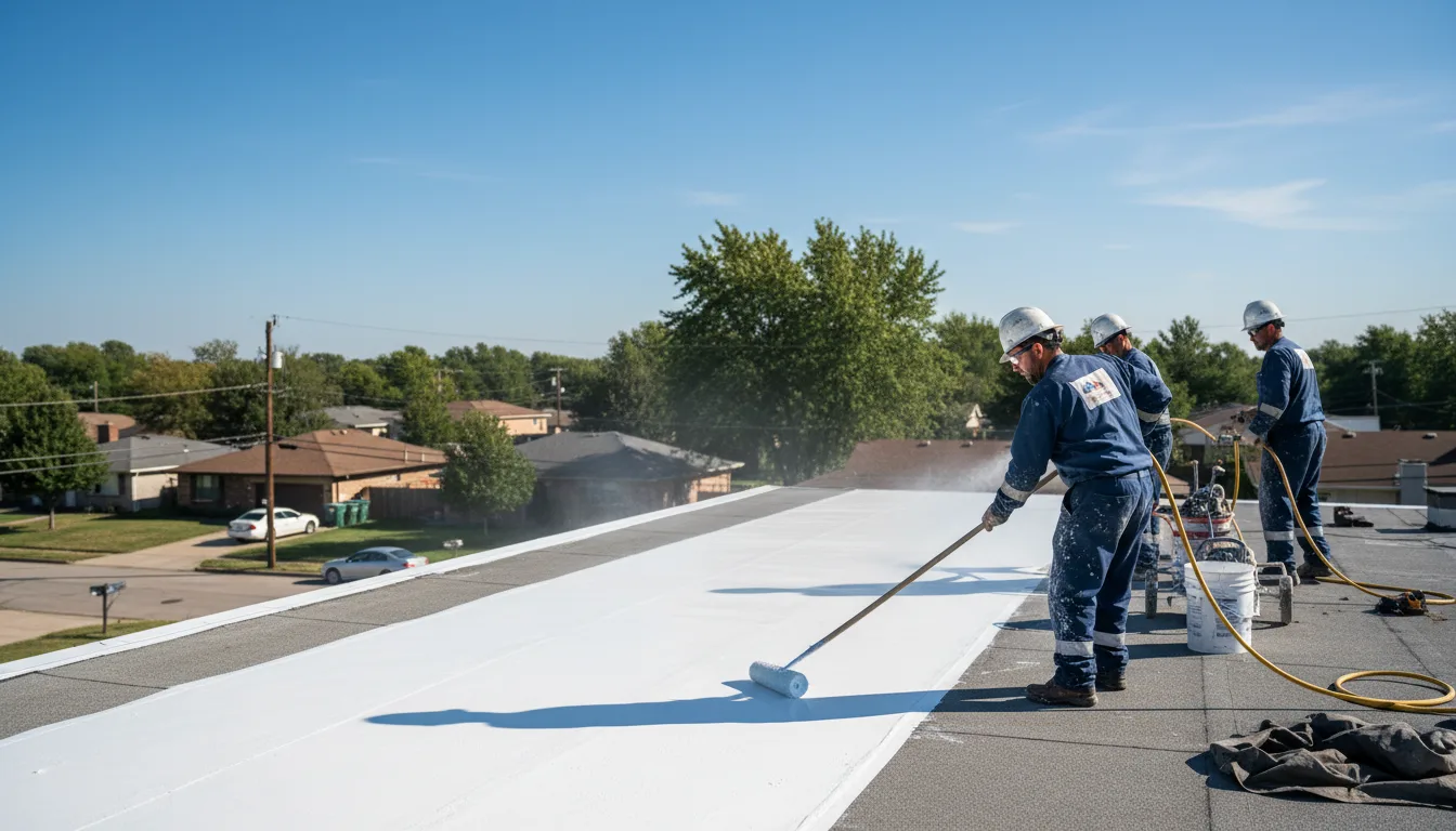 Commercial roof coating in Greenville, IA near me